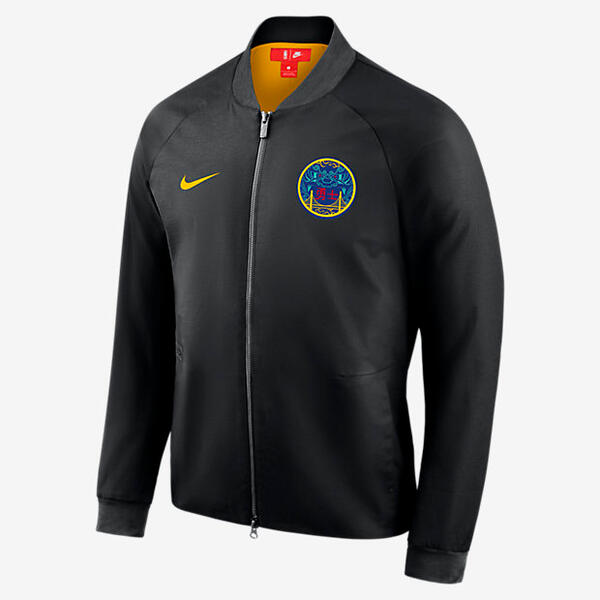 Мужская куртка НБА Golden State Warriors City Edition Nike Modern 640135713682