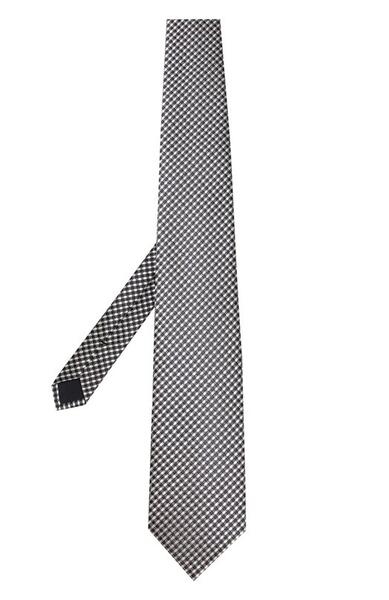 Шелковый галстук с узором Tom Ford 2629194