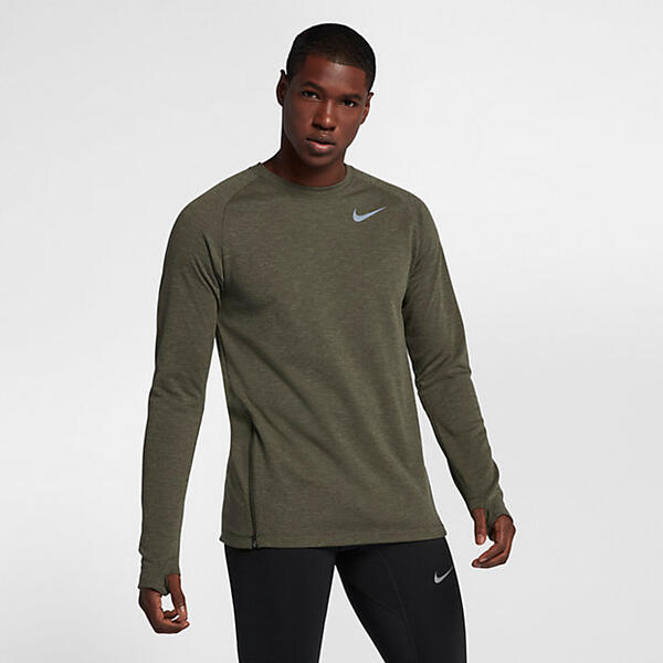 Мужская беговая футболка с длинным рукавом Nike Therma Sphere Element 091201857036