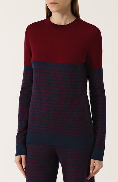 Шерстяной пуловер с круглым вырезом Tak.ori 2246062