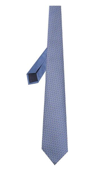Шелковый галстук с узором Ermenegildo Zegna 2616043