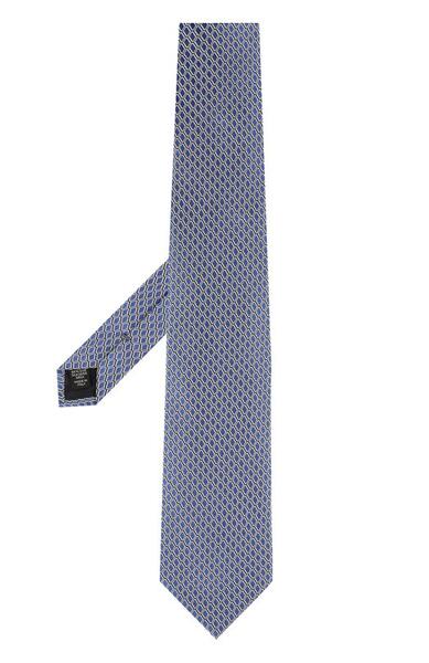 Шелковый галстук с узором Ermenegildo Zegna 2616034