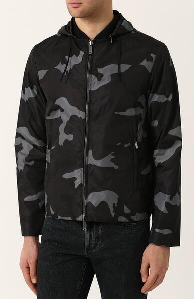 Двусторонняя куртка на молнии с капюшоном Valentino 2616059