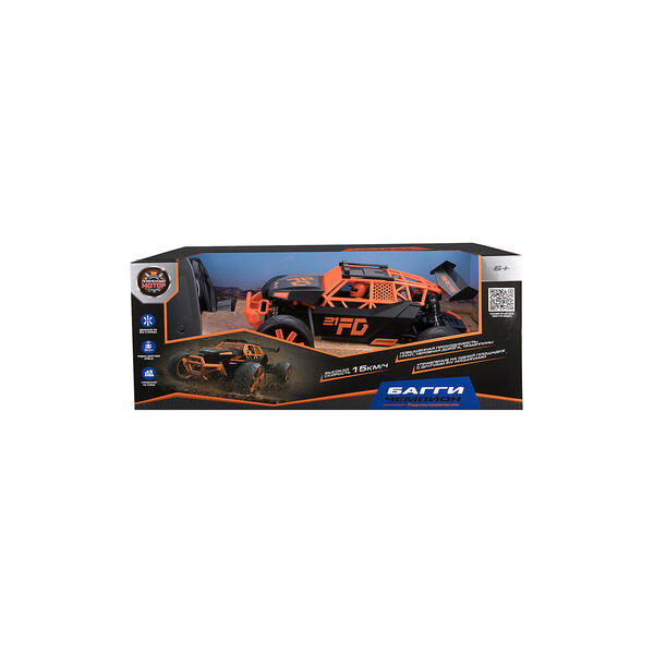 Радиоуправляемый Багги "Чемпион", черно-оранжевый Пламенный мотор 10728276