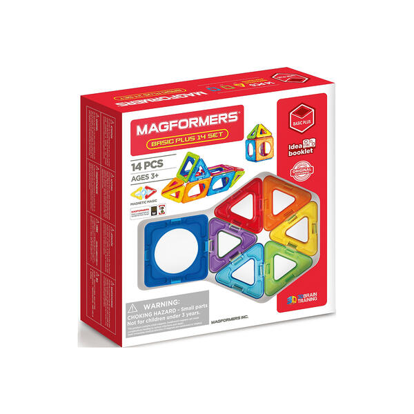 Магнитный конструктор Basic Plus 14 set Magformers 9478758