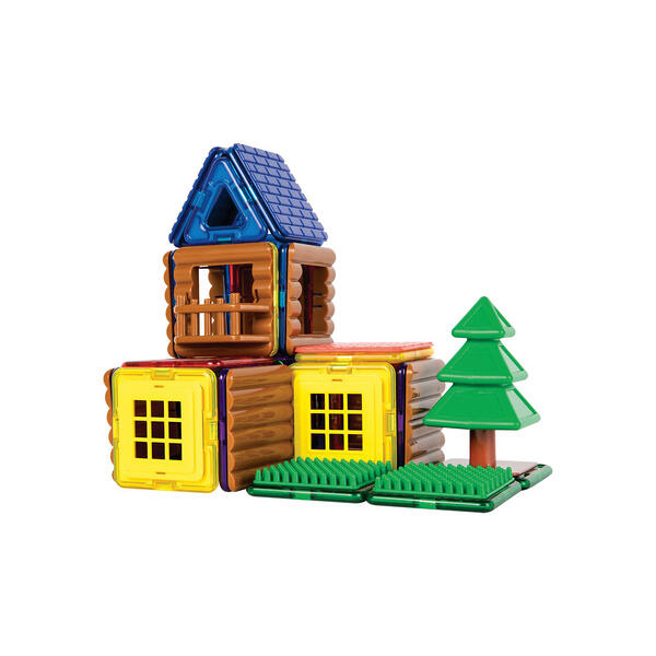 Магнитный конструктор Log cabin set, 48 деталей Magformers 10387675