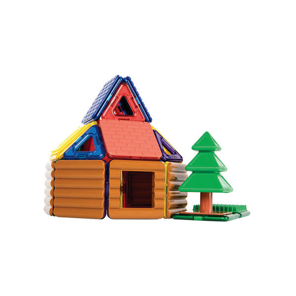 Магнитный конструктор Log cabin set, 48 деталей Magformers 10387675