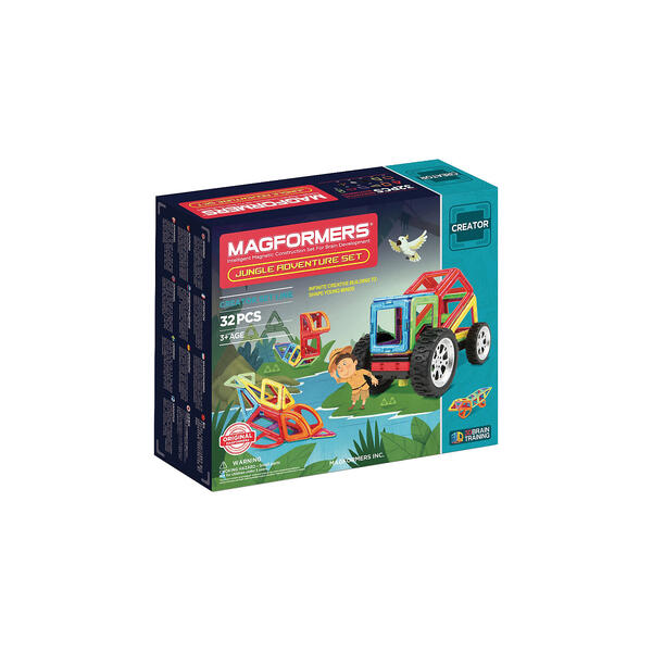 Магнитный конструктор "Adventure Jungle 32 set" Magformers 7221170