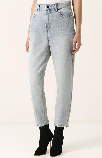 Укороченные джинсы свободного кроя с потертостями Denim X Alexander Wang 2566312