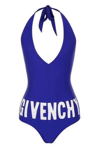 Слитный купальник с открытой спиной и логотипом бренда Givenchy 2570536