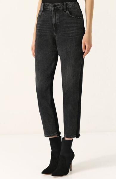Укороченные джинсы с потертостями Denim X Alexander Wang 2558037