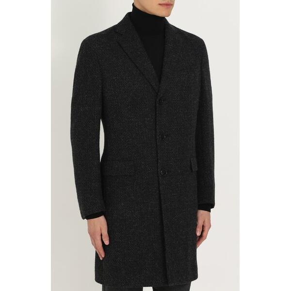 Шерстяное однобортное пальто Ralph Lauren 2363979