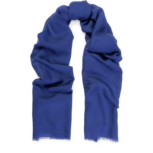 Кашемировый шарф с необработанным краем Ralph Lauren 2271553