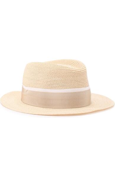 Соломенная шляпа с лентой Maison Michel 2118115