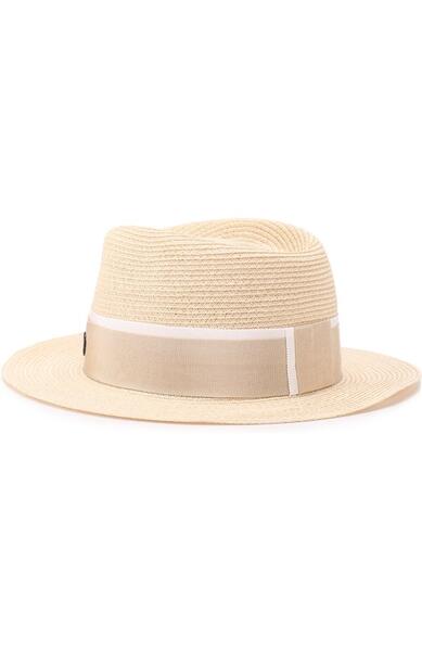 Соломенная шляпа с лентой Maison Michel 2118115
