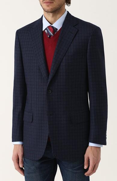 Однобортный шерстяной пиджак Brioni 2552555