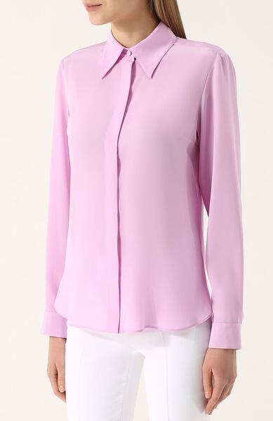 Приталенная шелковая блуза EMILIO PUCCI 2549895