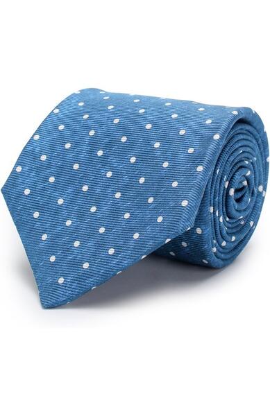 Шелковый галстук с узором Kiton 2547866