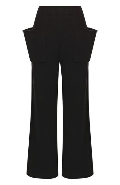 Хлопковые расклешенные брюки с накладными карманами Y3 2539018