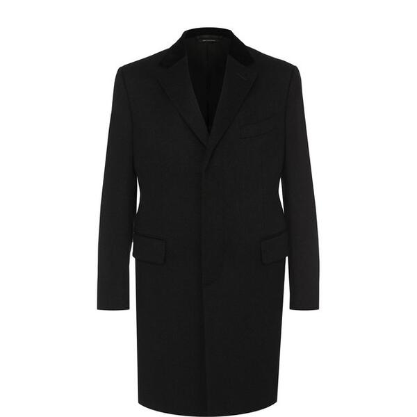 Однобортное кашемировое пальто Tom Ford 2537818