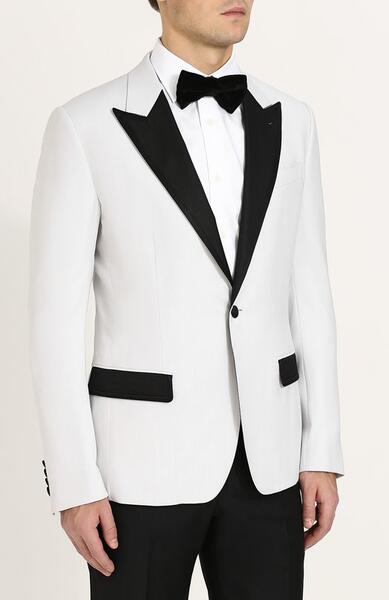 Вечерний пиджак из смеси шерсти и шелка Dolce&Gabbana 2534073