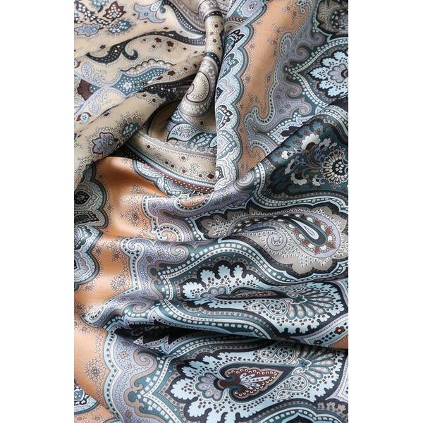 Шелковый платок с принтом Michele Binda 2523338