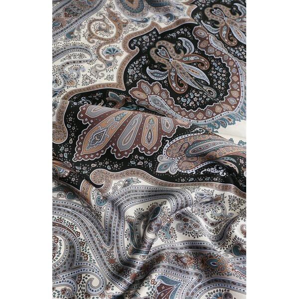 Шелковый платок с принтом Michele Binda 2523348