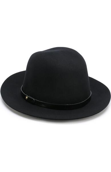 Шерстяная шляпа с кожаным ремешком Rag&Bone 2523192