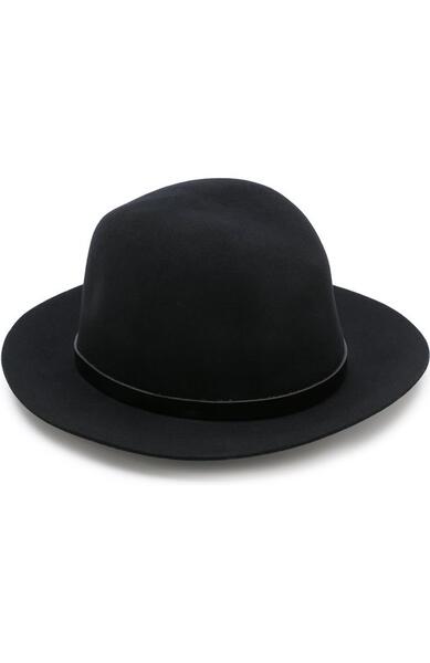 Шерстяная шляпа с кожаным ремешком Rag&Bone 2523192