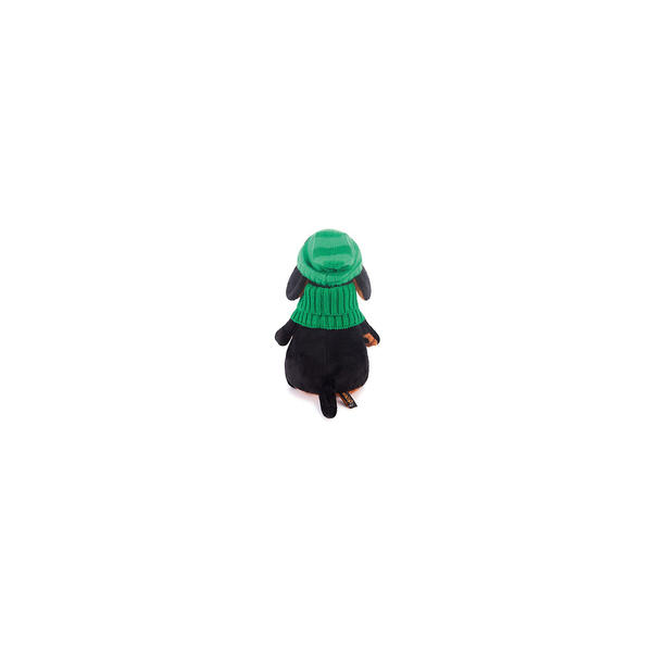 Мягкая игрушка Собака Ваксон в зеленой шапке и шарфе, 25 см Budi Basa 7319999