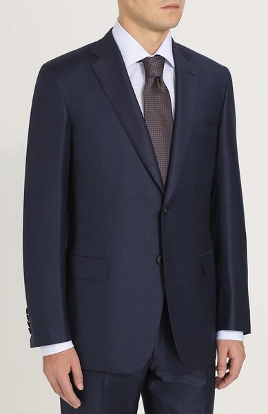 Шерстяной костюм с пиджаком на двух пуговицах Brioni 2492259