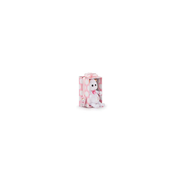 Мягкая игрушка Кошечка Ли-Ли Baby в розовом комбинезоне с клубничкой, 20 см Budi Basa 8577912