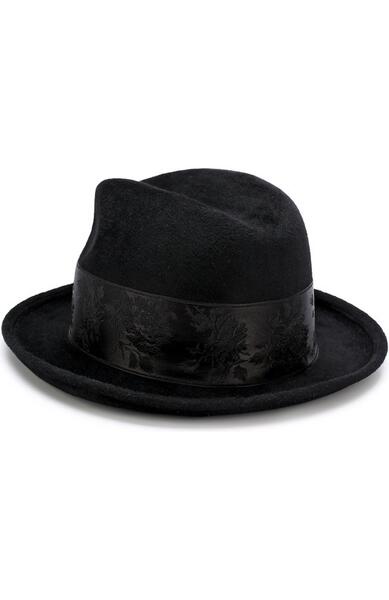 Фетровая шляпа с атласной лентой и брошью Philip Treacy 2488937