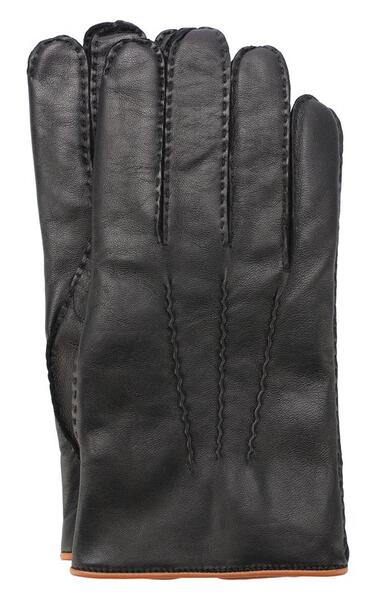 Кожаные перчатки с кашемировой подкладкой Ermenegildo Zegna 2475919