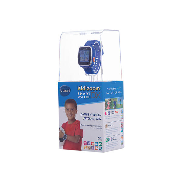 Цифровые часы для детей Kidizoom Smartwatch DX, синие, Vtech 5471076