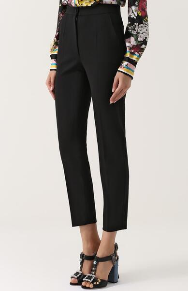 Укороченные однотонные брюки со стрелками Dolce&Gabbana 2464800