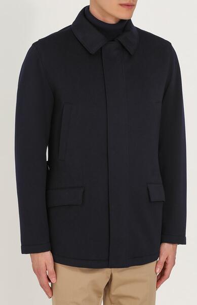 Кашемировая куртка на молнии с замшевой отделкой Loro Piana 2460697