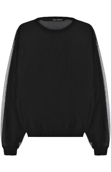 Прозрачный пуловер с круглым вырезом ISABEL BENENATO 2422242