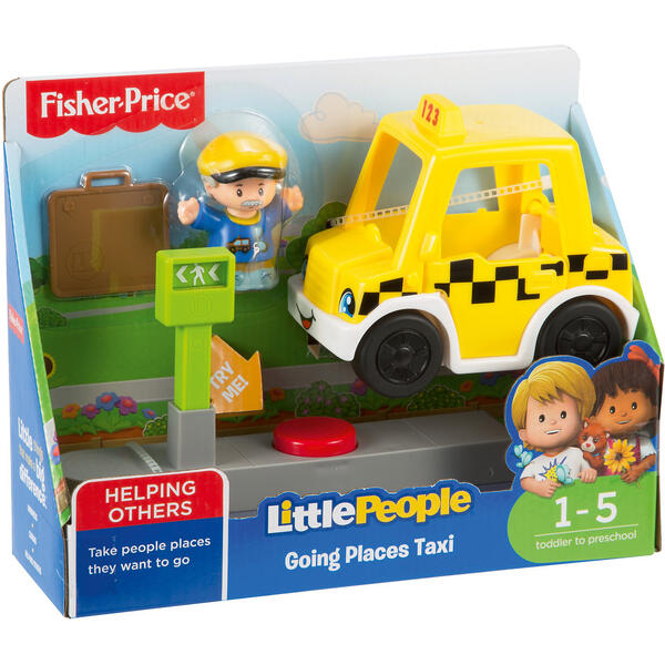 Транспортное средство Fisher-Price Little People Going Places Taxi Mattel 7014735