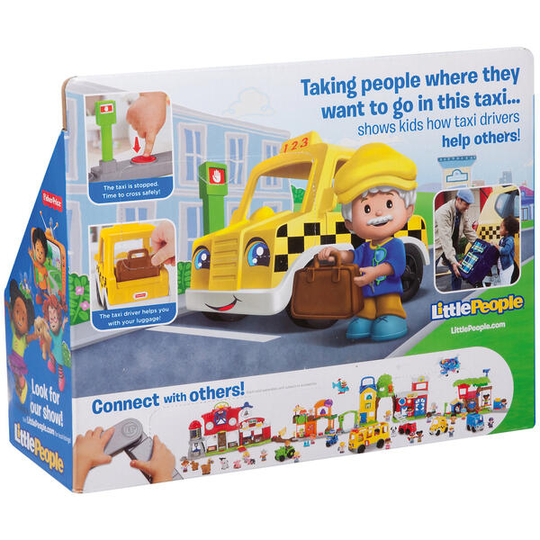 Транспортное средство Fisher-Price Little People Going Places Taxi Mattel 7014735
