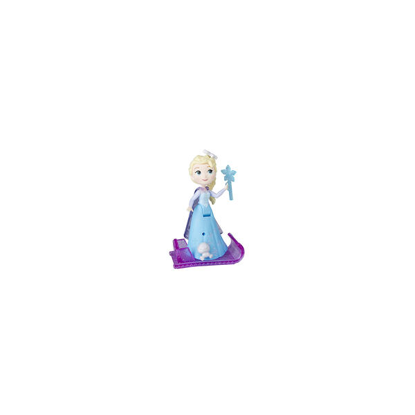 Игровой набор с мини-куклой Disney Princess Холодное сердце "Королевские спальни" Эльза с домиком Hasbro 10023631
