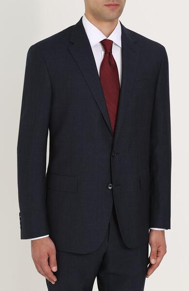 Шерстяной костюм с пиджаком на двух пуговицах Polo Ralph Lauren 2397052