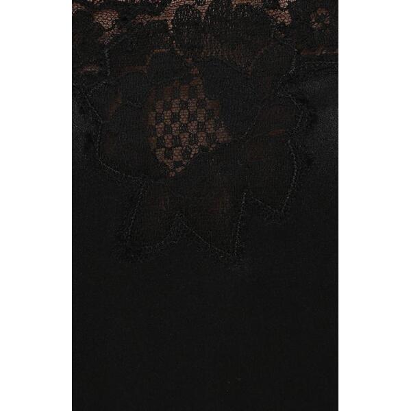 Шелковая сорочка с кружевной отделкой Dolce&Gabbana 2336923