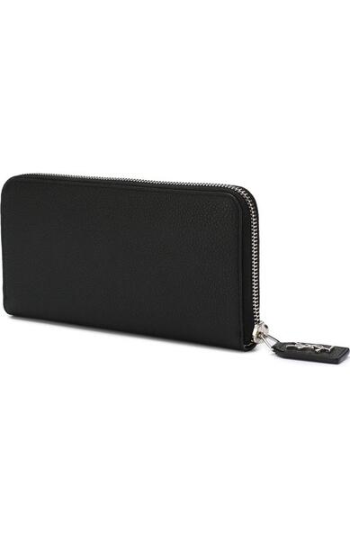 Кожаное портмоне на молнии с логотипом бренда Yves Saint Laurent 2313041