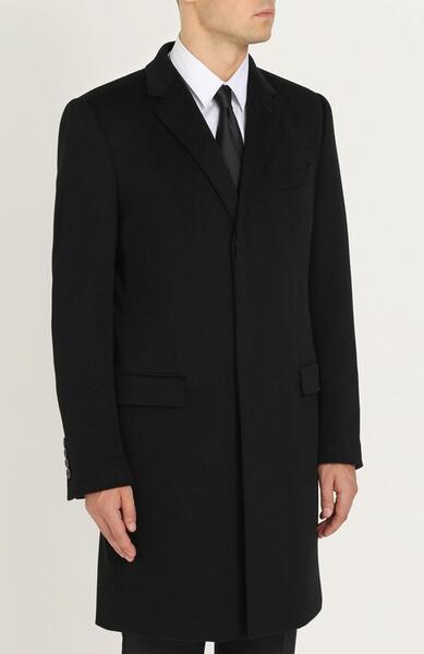 Однобортное пальто из смеси шерсти и кашемира Dolce&Gabbana 2309105