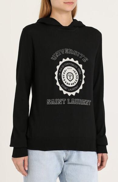 Пуловер из кашемира с капюшоном Yves Saint Laurent 2272622