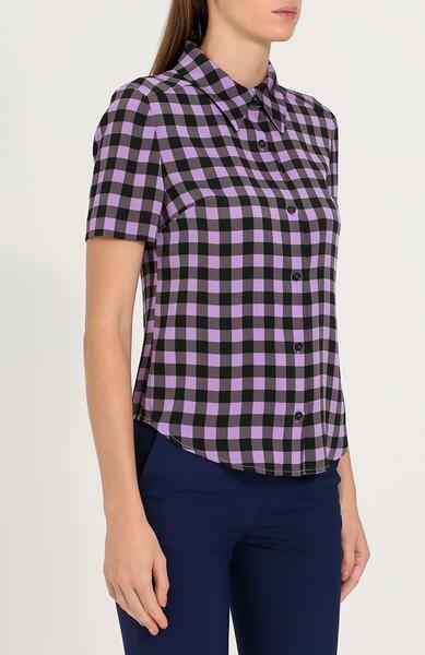Шелковая блуза с принтом DIANE von FURSTENBERG 2271293