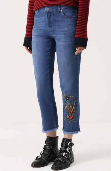 Укороченные джинсы прямого кроя с вышивкой Zadig&Voltaire 2266786