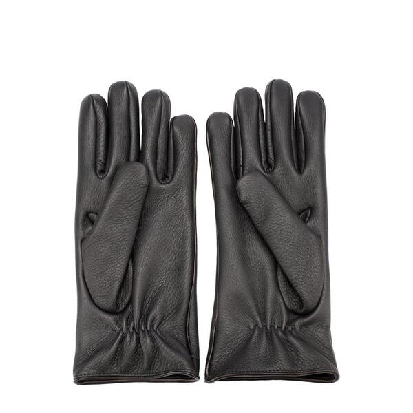 Кожаные перчатки с кашемировой подкладкой Giorgio Armani 2244468