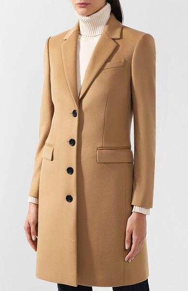 Приталенное шерстяное пальто Burberry 2224354